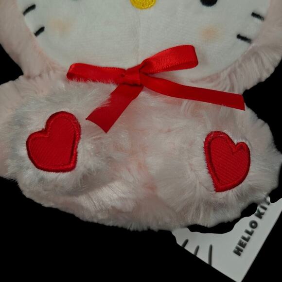 Hello Kitty Pink Valentines Day Bunny Suit Plush Toy Red Hearts 2019 Sanrio NWT - Picture 3 of 8